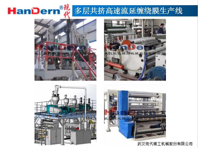 多層共擠高速流延纏繞膜生產線 1 多層共擠高速流延纏繞膜生產線 1