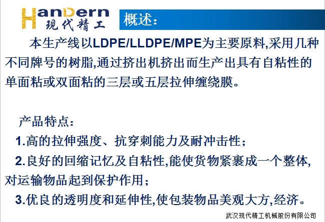 多層共擠高速流延膜生產線 2 多層共擠高速流延膜生產線 2