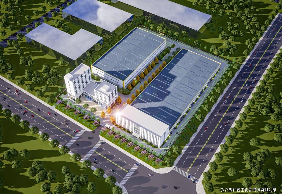 武漢現代精工新廠區(qū)示意圖